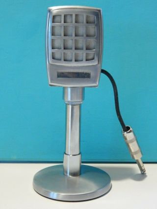 Vintage 1950s Electro Voice 915 Microphone With Era Sonotone Stand Prop Deco Old