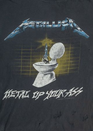 Vintage Metallica Metal Up Your Ass T - Shirt Mens L Giant 1994
