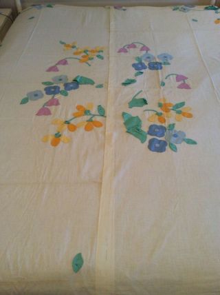 Vintage Lipman Wolfe Company Floral Appliqué Quilt Top Kit