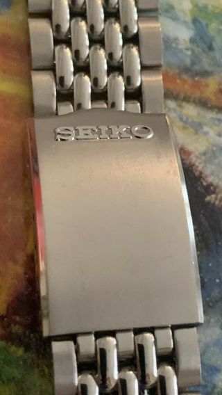 Vintage Seiko Watch Band Beads Of Rice Bracelet In