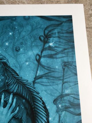 The Shape of Water Movie Poster James Jean Art Print Guillermo Del Toro Rare 6