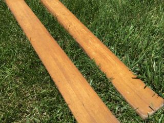 Vintage Wooden Snow Skis C.  A.  Lund Co. 2