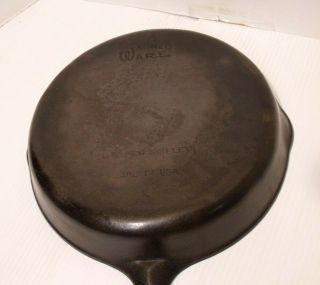 Vintage Wagner Ware No.  10 Cast Iron Skillet 11 3/4 Inch Not Restored Usa Made