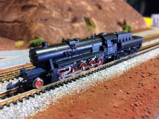Z Scale Marklin 88834 Steam Locomotive 2 - 10 - 0 With Led Headlights - Dcc Rare