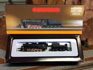 Z scale Marklin 88834 Steam locomotive 2 - 10 - 0 with LED headlights - DCC rare 2