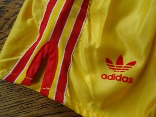 LIVERPOOL 1986 adidas YELLOW Away SHORTS UNWORN & BAG Rare Vintage 7