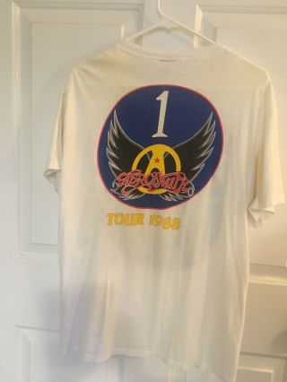 Vintage Aerosmith Aero - Force One 1988 Concert T - shirt XL 5
