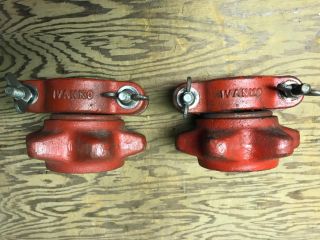 Vintage Ivanko 2 1/2 Kg Olympic Spin Lock Weight Collars