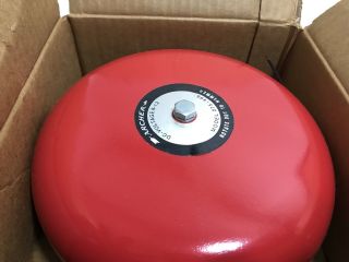 Archer 275 - 498 Dc Alarm Bell  Vintage Red