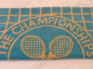 Vintage Official 2001 Wimbledon The Championships Ladies Towel