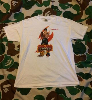 Tekken 3 Vintage Jin Kazama T Shirt Size Xl 1996 Video Game Rare