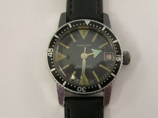 Vintage Conquest Diver Watch W/ Date 1960 