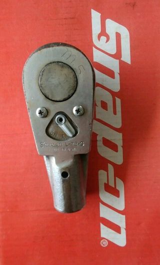 Vintage Snap - On Tools 3/4 " Drive Standard Ratchet Head L - 72 - S