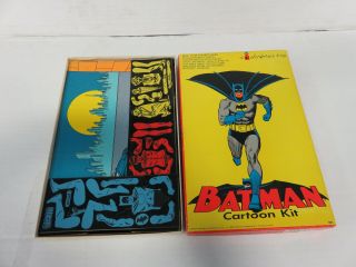 Vintage 1966 Batman Cartoon Kit - Colorforms Toy