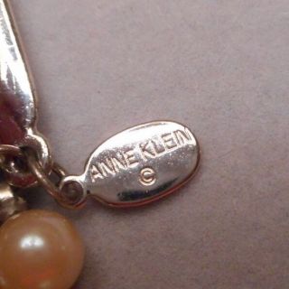 1960s Anne Klein 4 Strand Pearl Iridescent Crystal Bead Necklace,  Monet Bracelet 5