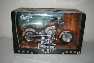 1999 Barbie Harley Davidson Flstfi Fat Boy 1:6 Scale Diecast Motorcycle