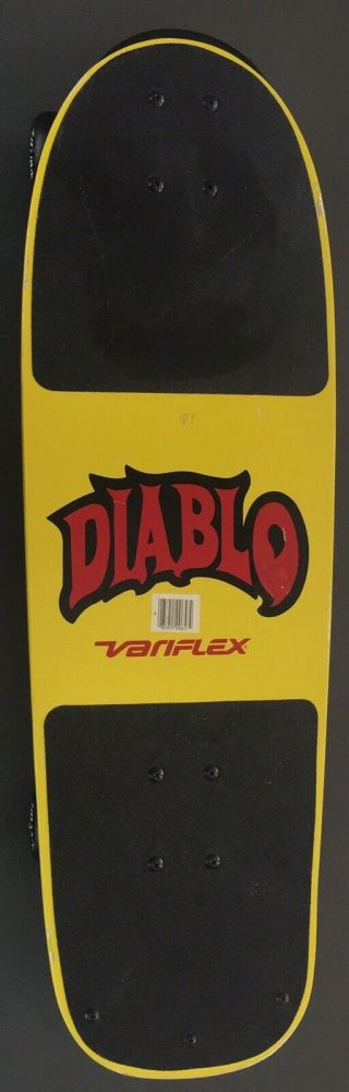 Vintage 80’s Variflex Diablo Skateboard NOS Street Rage II Wheels 29” X 9” 2