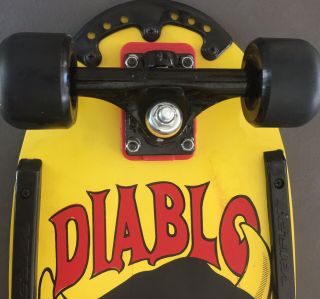 Vintage 80’s Variflex Diablo Skateboard NOS Street Rage II Wheels 29” X 9” 3