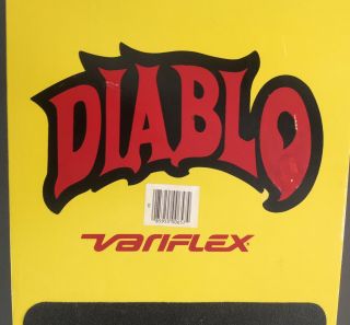 Vintage 80’s Variflex Diablo Skateboard NOS Street Rage II Wheels 29” X 9” 6