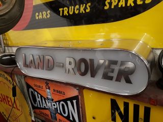 Land Rover,  4x4,  Series,  Old,  Garage,  Workshop,  Mancave,  Light Up,  Sign,  Vintage,  Display