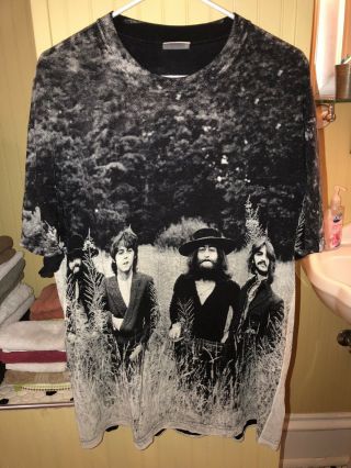 Vintage Beatles 1995 Size Xl All Over Print,  Apple Corps Limited Release