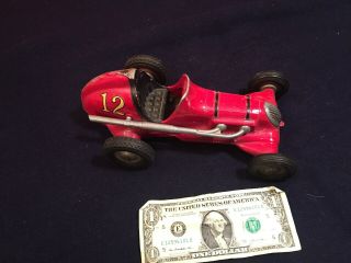 Authentic Rare Vintage Roy Cox Thimble Drome Champion Tether Race Car Red 12