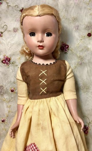 Vintage Madame Alexander Doll,  14 " Cinderella,  1950 