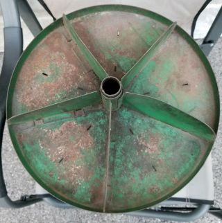 Vintage Industrial Metal Pie Shaped Dividers Rotating Screw/Bolt Parts Bin Rare 2
