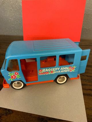 Vintage 1960s Raggedy Ann & Andy Camper Van - Metal,  Buddy L 4