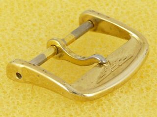 Vintage Longines 16mm Gold Plated Watch Buckle