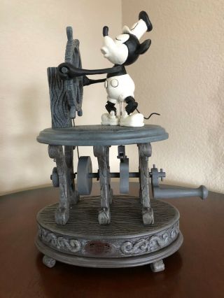 Disney Gallery Animated Steamboat Willie Figure Le 3000 14 " Tall,  Rare
