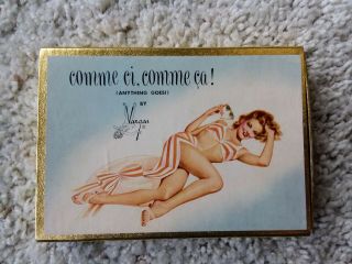 Rare Vintage Alberto Vargas Pinup Girls Playing Cards Comme Ci Comme Ca