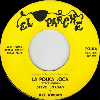 rare PRIVATE texas LATIN CHICANO psych soul funk 45 STEVE JORDAN gozalo mulata 2