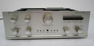 Vtg Kenwood Model Ka - 6000 Solid State Stereo Amplifier Amp Parts Repair
