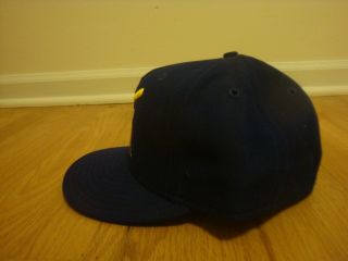 VTG Burlington Bees Era 7 1/2 hat cap Minor League Wool retro 90s old logo 3