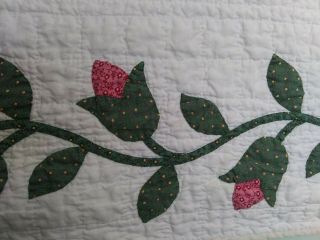 Vintage Hand Sewn Quilt Queen Size 80 