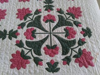 Vintage Hand Sewn Quilt Queen Size 80 