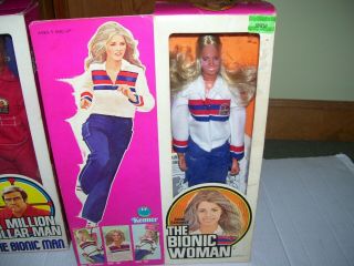 Misb 1st/ed Rare Green Eyes Bionic Woman From Six Million Dollar Man Kenner