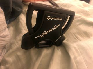 TaylorMade Spider Tour Rare T Sightline,  All Black One Of A Kind 3