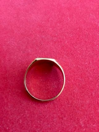 Vintage 14k Gold Child’s Ring,  Inside Diameter @.  62” or 15.  7mm,  Size 5,  Age 5 3