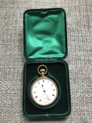 Vintage Antique Thomas Russel And Son Pocket Watch Boxed