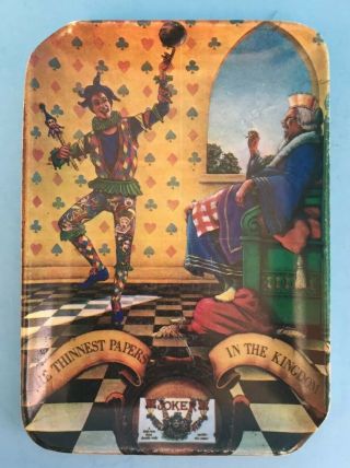 Vintage Joker Rolling Paper Tray 6 X 4 With The “pour” Corners.  Maxfield Parrish