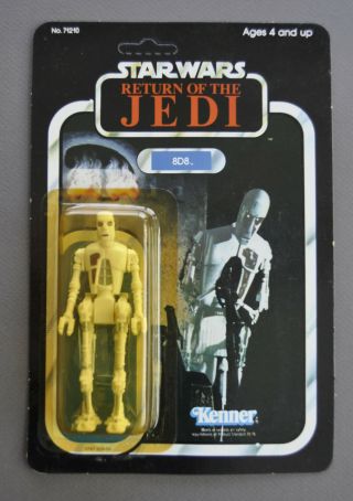 1983 Kenner Rotj Star Wars 8d8 Action Figure Vintage 77 Back Unpunched