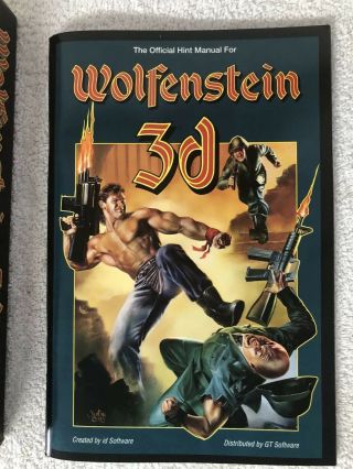 Wolfenstein 3D PC CD - ROM GT Interactive Software 1995 USA Canada Big Box Rare 6