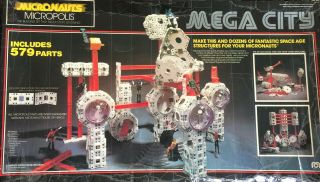 Vintage 1979 Mego Micronauts Mega City With Instructions And Box