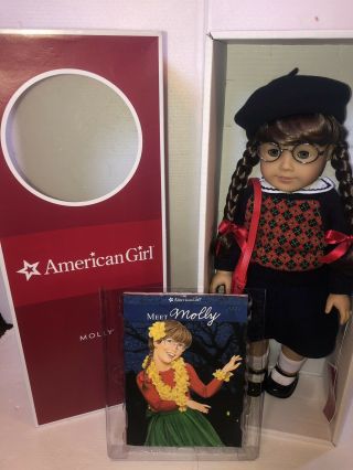 American Girl Molly,  Never Removed,  With Accessories Rare Perfect