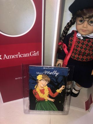 American Girl Molly,  never removed,  with accessories RARE Perfect 7