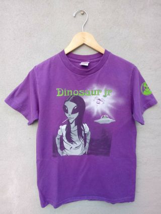 Vtg 90s Dinosaur Jr Alien Workshop Shirt Rare Sz Small Band Tee Rock Purple