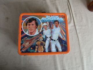 Vintage 1979 Aladdin Metal Lunchbox With Thermos - - " Buck Rogers In 25th Century "