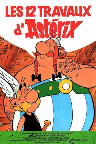 The Twelve Tasks Of Asterix 1976 16mm Full Movie On 2 Reels - So Rare